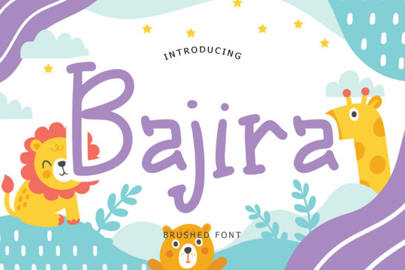 Bajira: A Playful Display Font for Kid-Friendly Campaigns