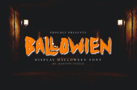 Ballowien: A Spooky-Season Display Font for Crafters and Sellers