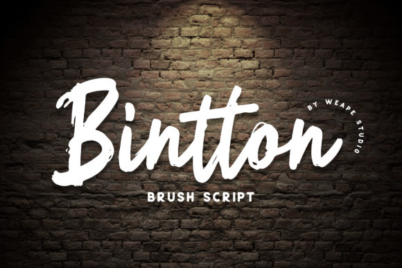BIntton: A Bold Display Font That Commands Attention in Branding Projects