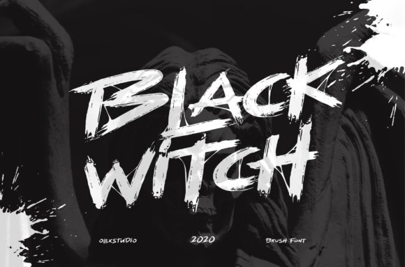 Black Witch: The Dramatic Display Font That Elevates Handmade Design