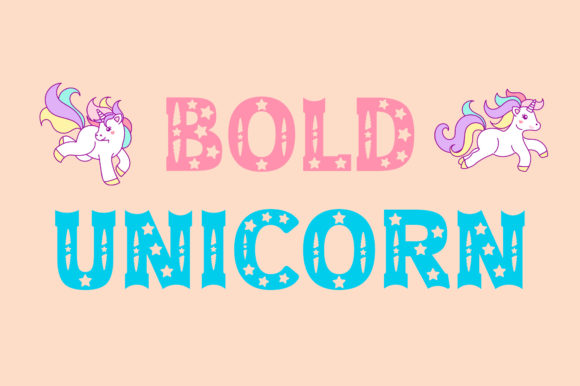 Bold Unicorn: A Playful Display Font for Small Business Branding