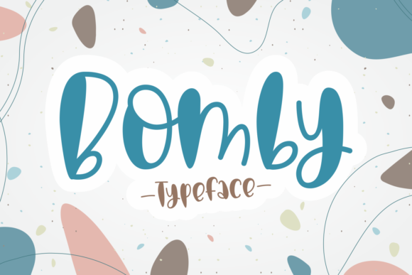 Bomby: A Joyful Display Font for Makers and Creative Sellers