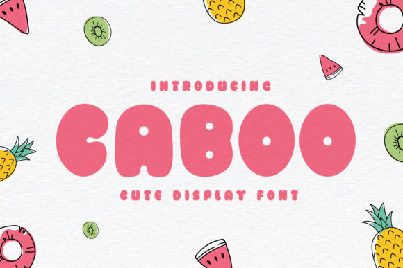 Caboo: A Chubby, Cheerful Display Font for Playful Branding