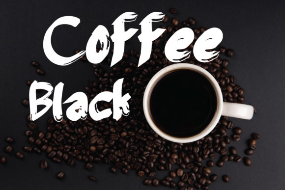 Coffee Black: A Bold Display Font for Crafters and Product Designers