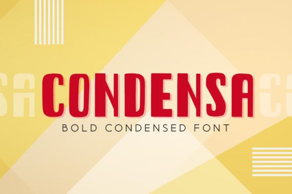 Condensa: A Fresh Display Font for Modern Editorial Design