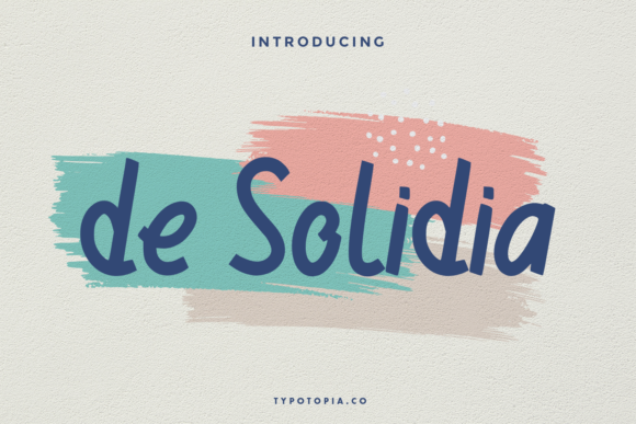 De Solidia: A Striking Display Font for Modern Editorial Design