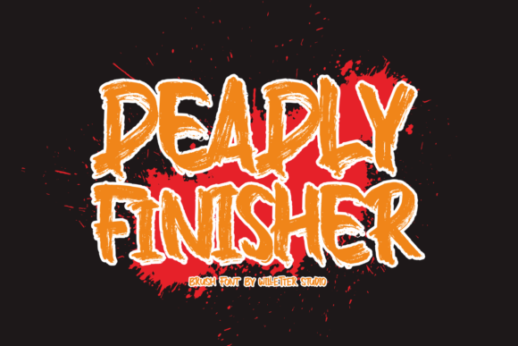 Deadly Finisher: A Bold Display Font for Dynamic Editorial Design