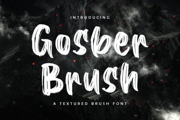 Gosber Brush: A Display Font That Elevates Small Business Branding