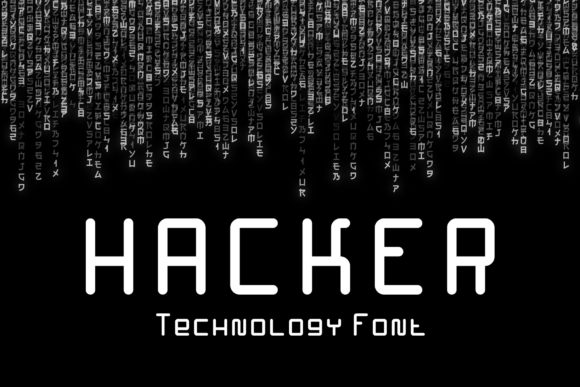 Hacker: A Bold Display Font for Digital Designers