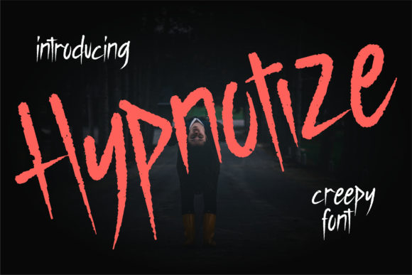 Hypnotize: A Bold Display Font for Crafty Projects with a Creepy Edge