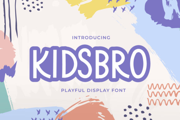 Kidsbro: A Cute Display Font That Brings Casual Charm to Brand Design