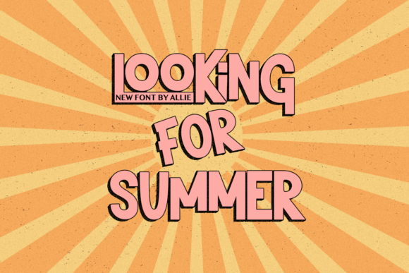 Looking for Summer: A Bold Display Font for Modern Web Design