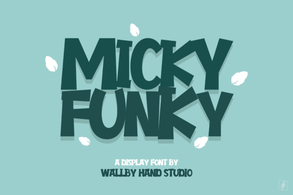 Micky Funky: A Chunky, Cheerful Font for Handmade Labels, Invitations & More