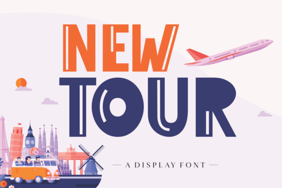 New Tour: A Bold Display Font for Modern Editorial Design