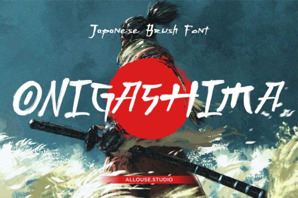 Onigashima: A Bold Japanese-Inspired Display Font for Digital Design