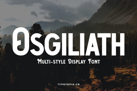Osgiliath: A Bold Display Font for Impactful Design