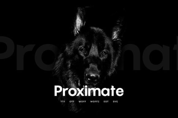 Proximate: A Bold Display Font for Modern Marketing Campaigns