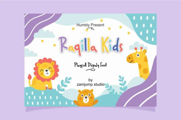 Raqilla Kids: A Playful Display Font for Child-Friendly Web Design