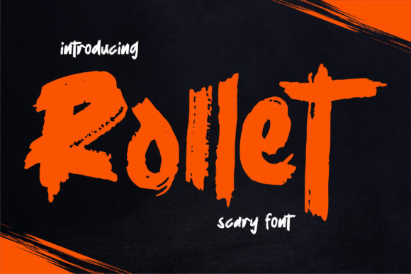 Rollet: A Dramatic Display Font for Bold Editorial Design