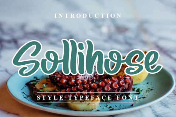 Sollihose: A Playful Font for Modern Editorial Design