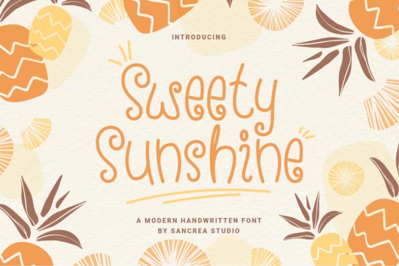Sweety Sunshine: A Quirky Display Font for Brands
