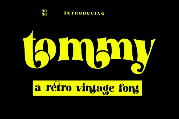 Tommy: A Bold Display Font That Brings Handmade Designs to Life
