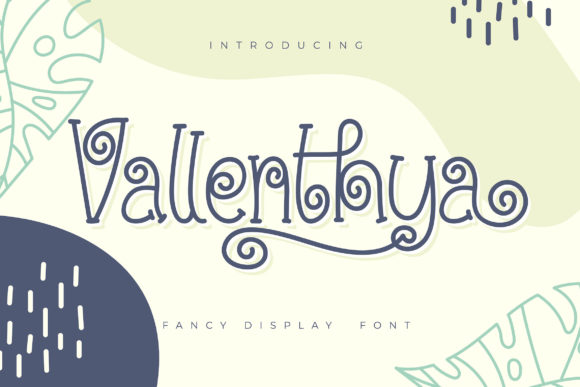 Vallenthya: A Display Font That Elevates Web Design and Brand Identity