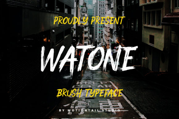 Watone: A Bold Display Font That Elevates Small Business Branding