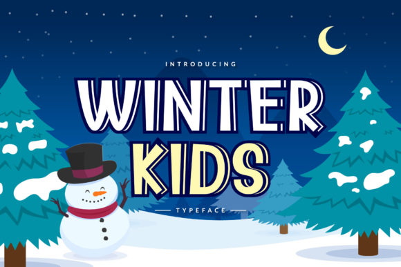 Winter Kids: A Playful Display Font That Elevates Holiday Campaigns